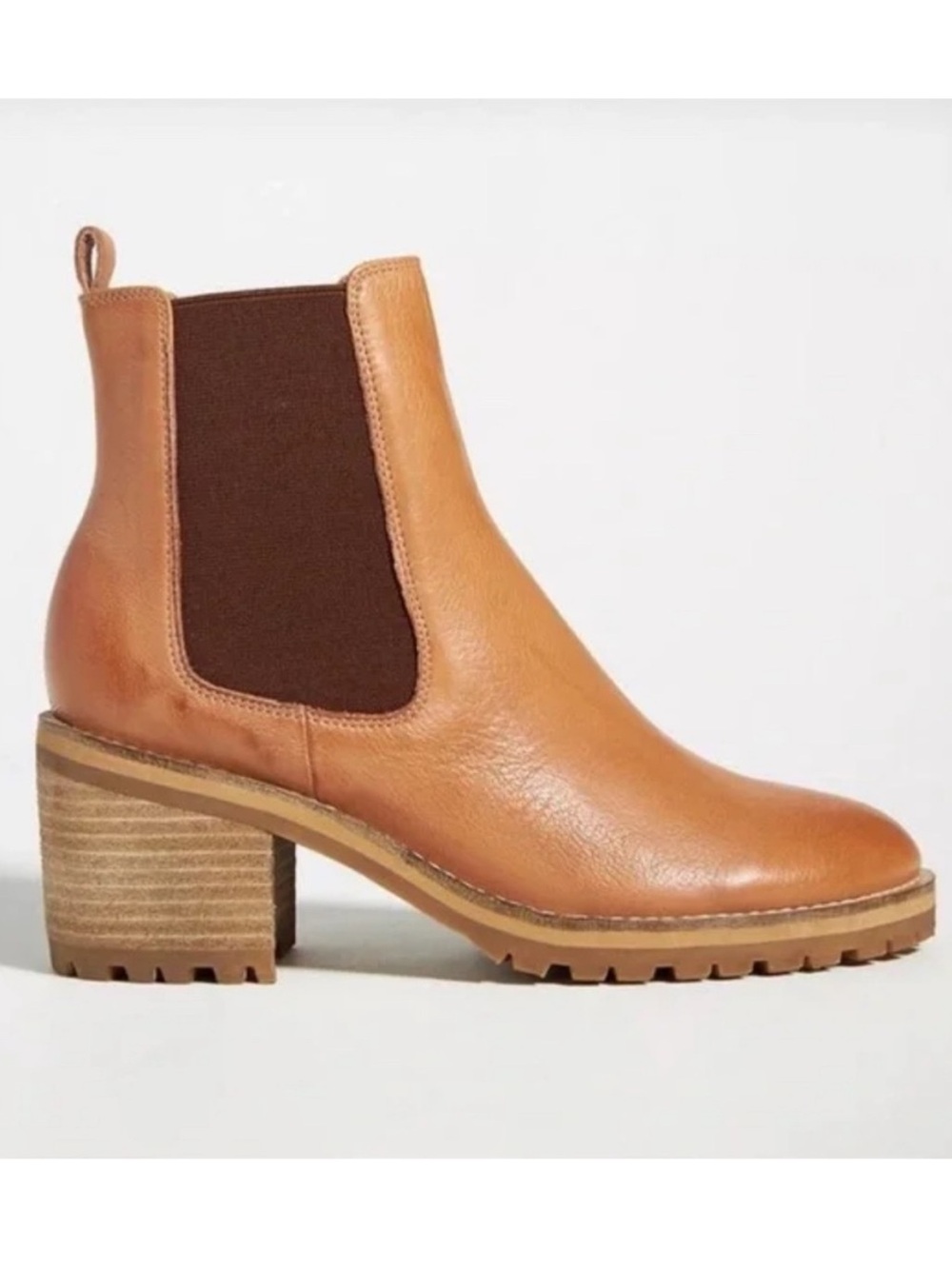 Anthropologie Silent D Biscotti tan Chelsea boots